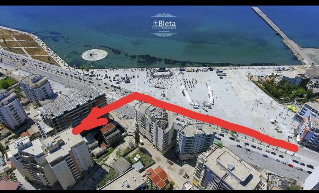 Appartamento Giallo Vlore Bagian luar foto